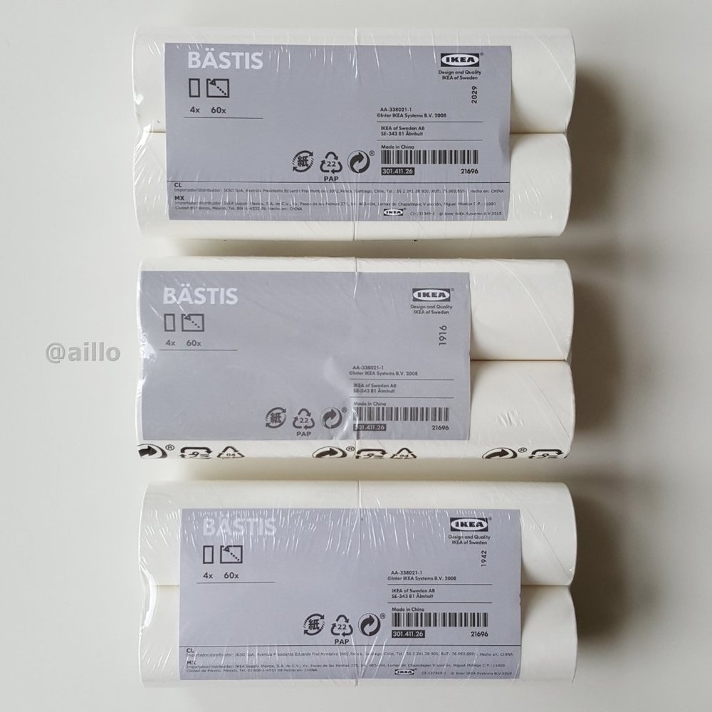 12 IKEA BASTIS Lint roller refills